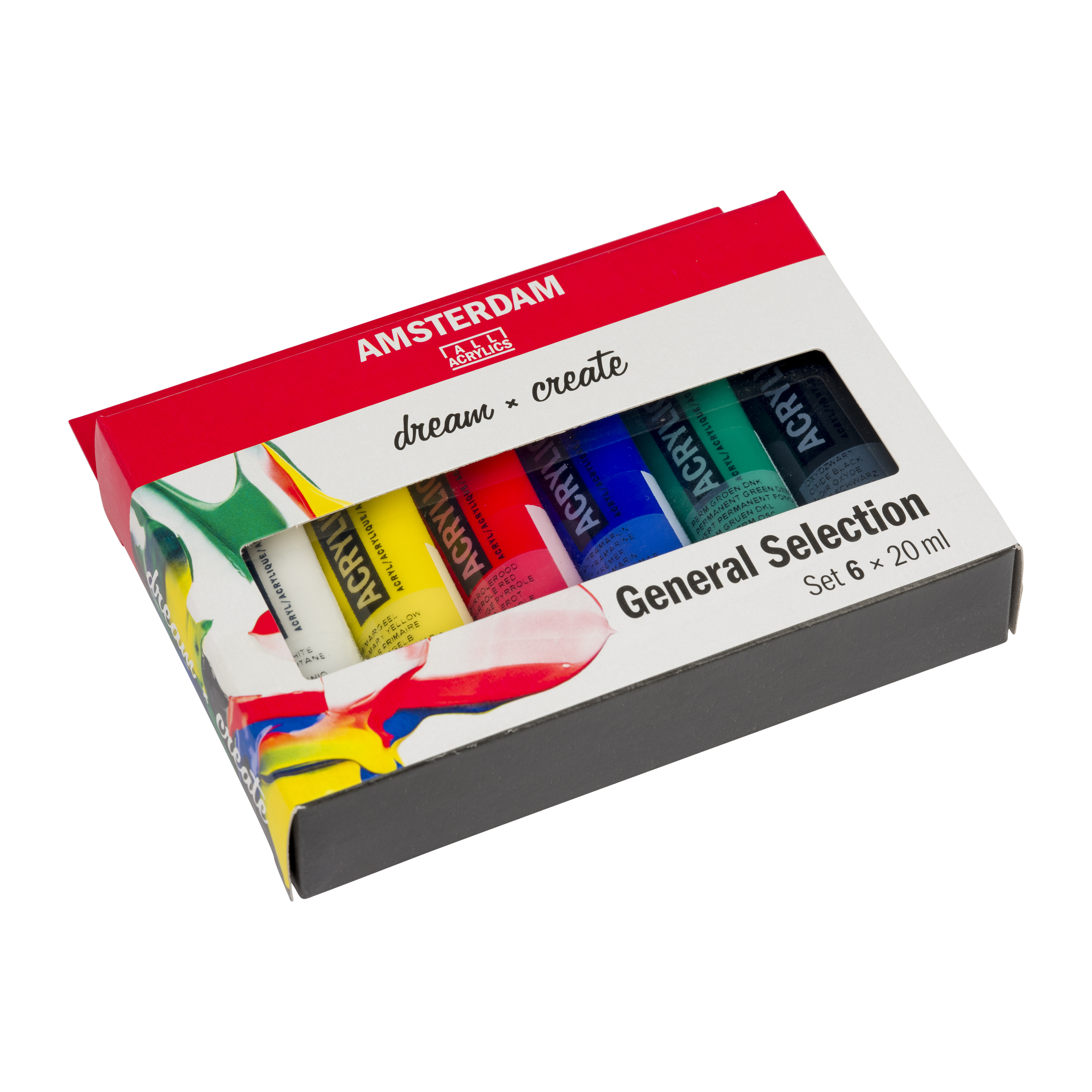 Amsterdam Standard Series – General Selection Akrylmaling, 6 × 20 ml