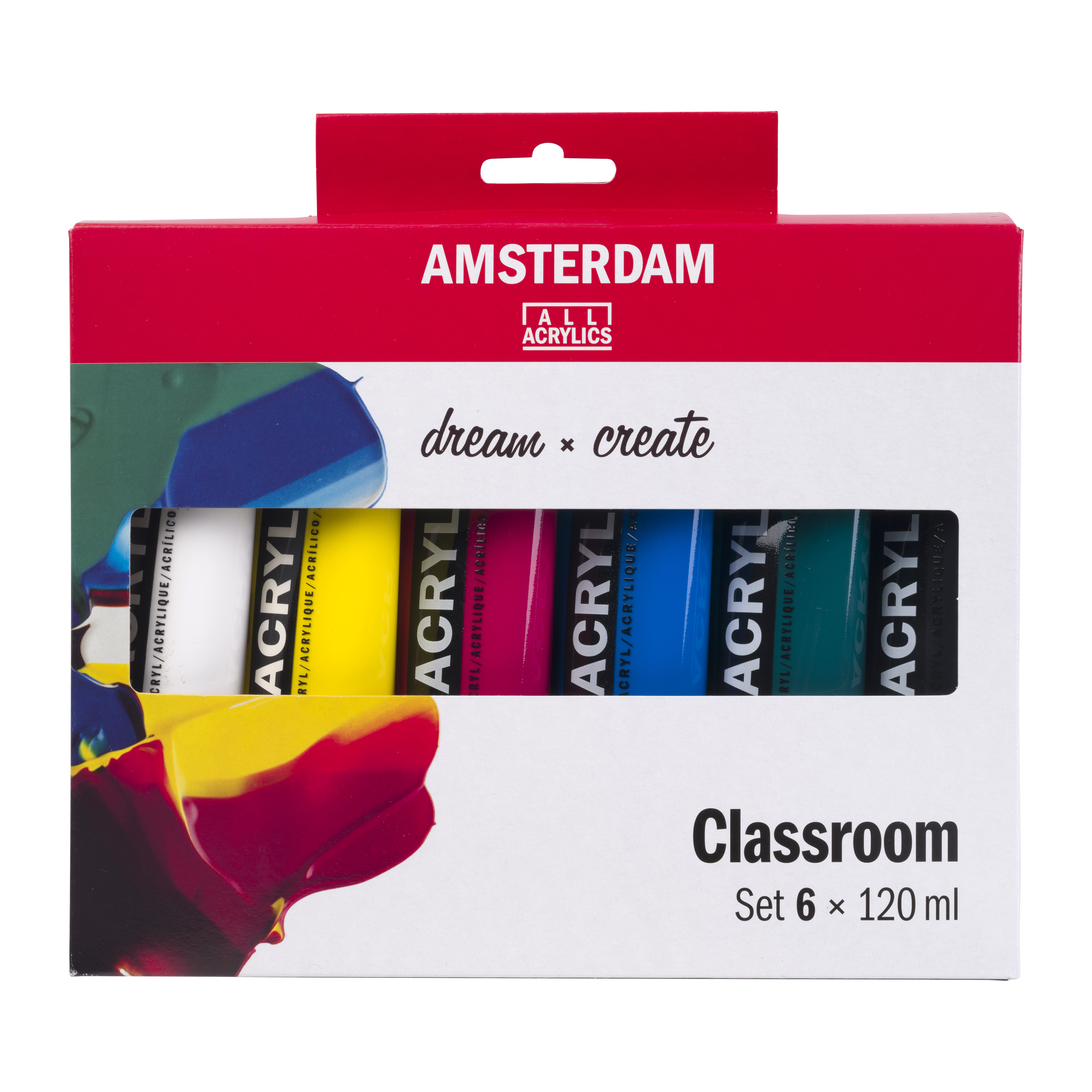 Amsterdam Primary Set – Classroom, 6 x 120 ml