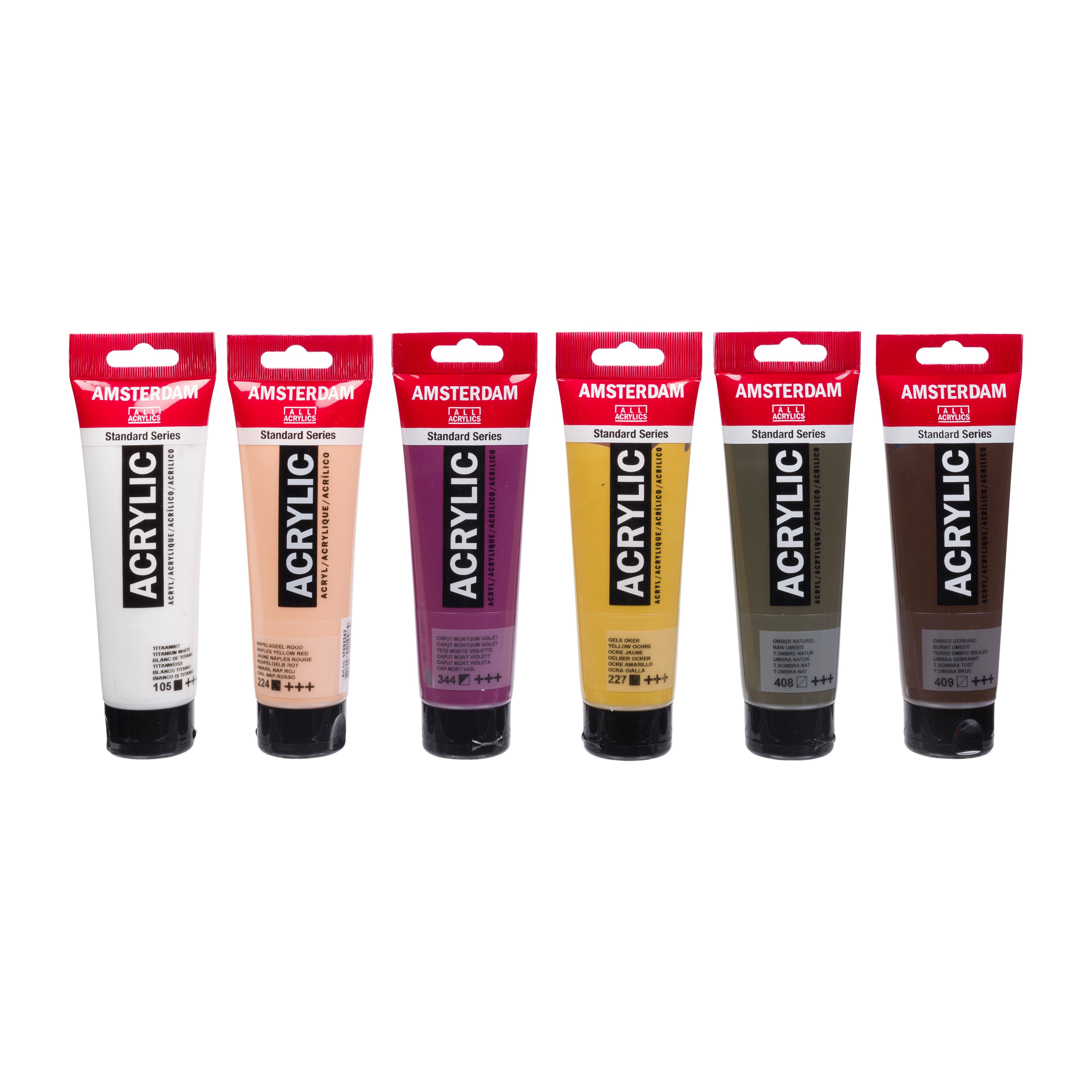 Amsterdam Primary Set – Portrait, 6 x 120 ml
