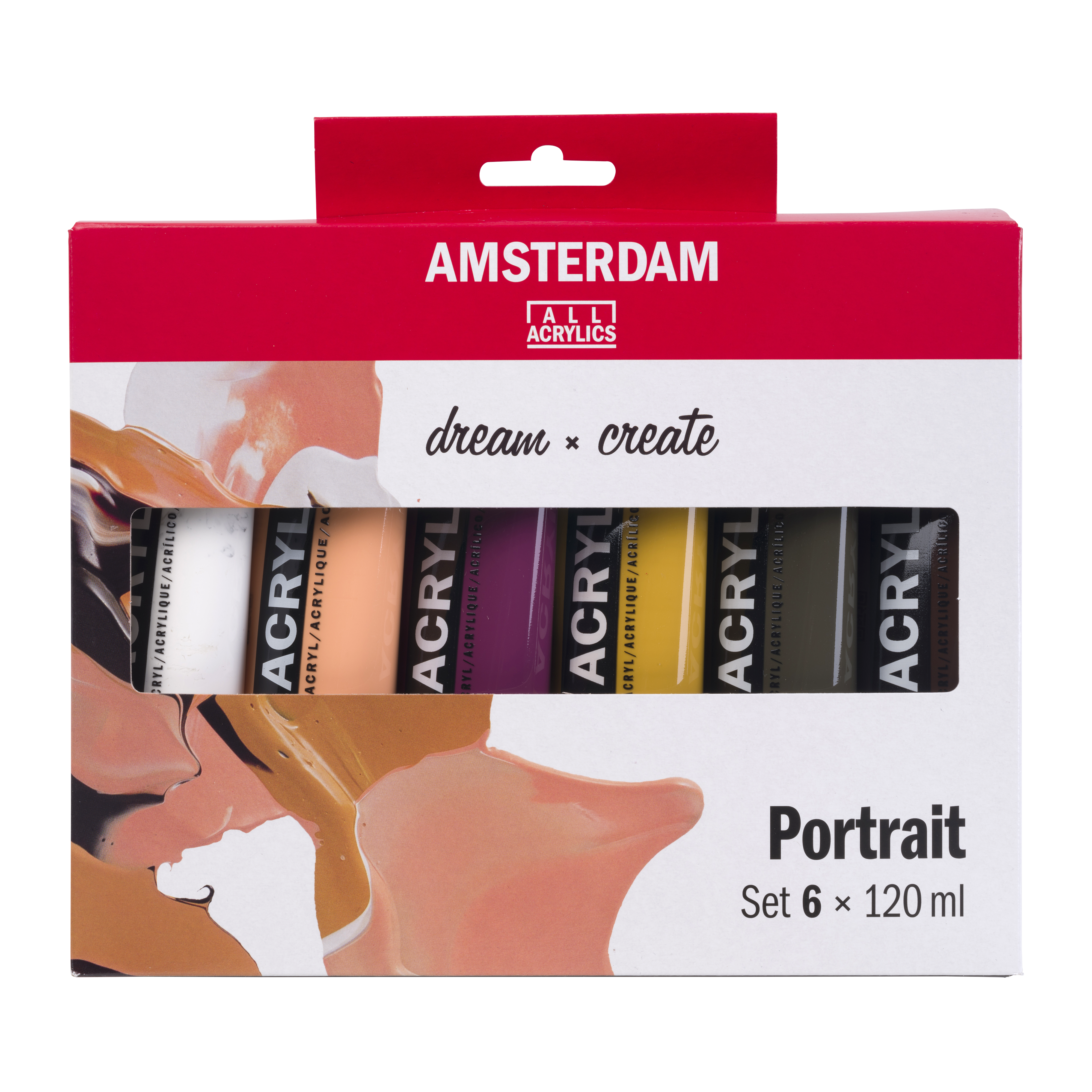 Amsterdam Primary Set – Portrait, 6 x 120 ml