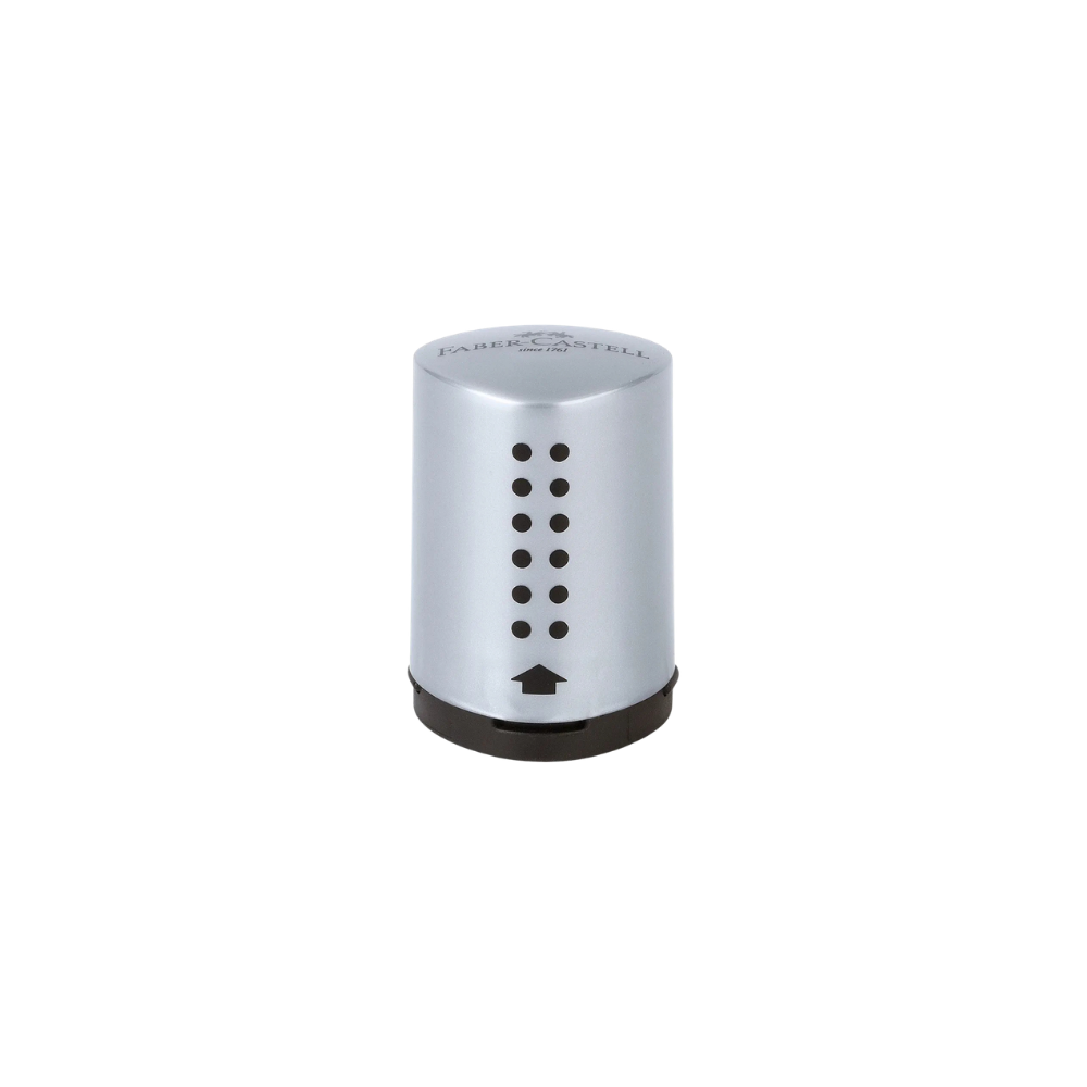 Faber-Castell Grip Mini Blyantspidser – Sølv