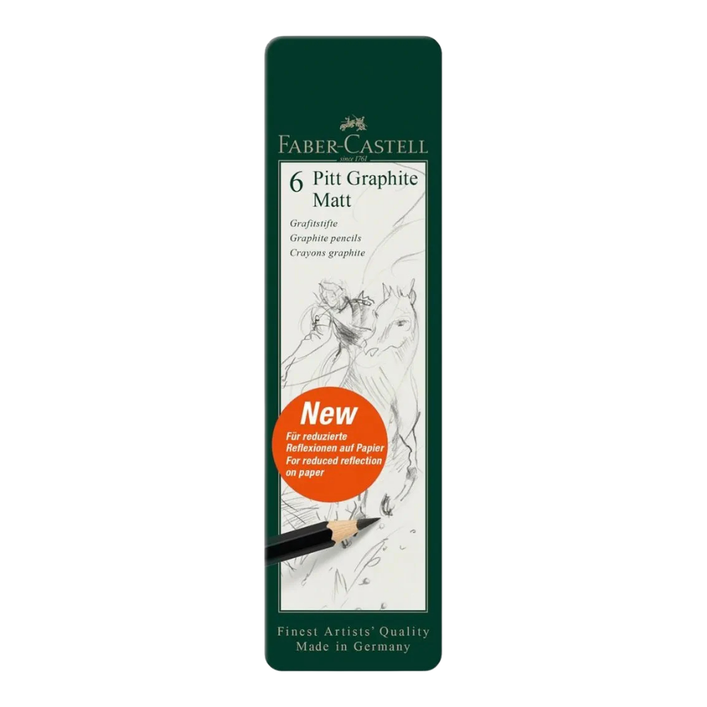 Faber-Castell Pitt Graphite Matt – 6 stk.