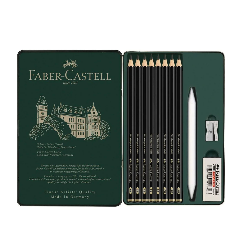 Faber-Castell Pitt Graphite Matt Sæt – 11 dele
