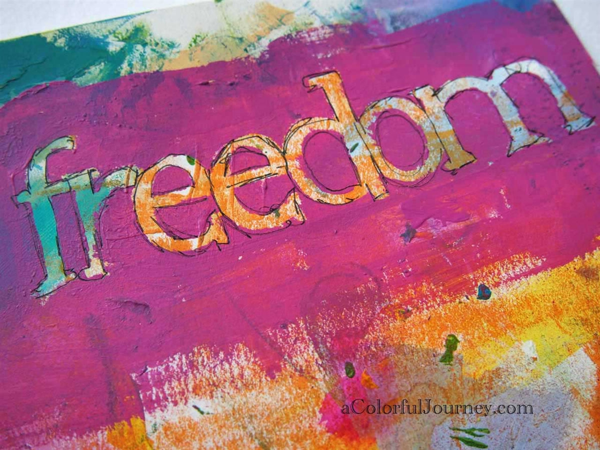 Stencil Girl Use Your Words Mask Stencil, 22,5 x 30,5 cm