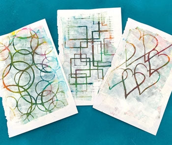 Stencil Girl Circles Overlapping Stencil, 22,5 x 30,5 cm
