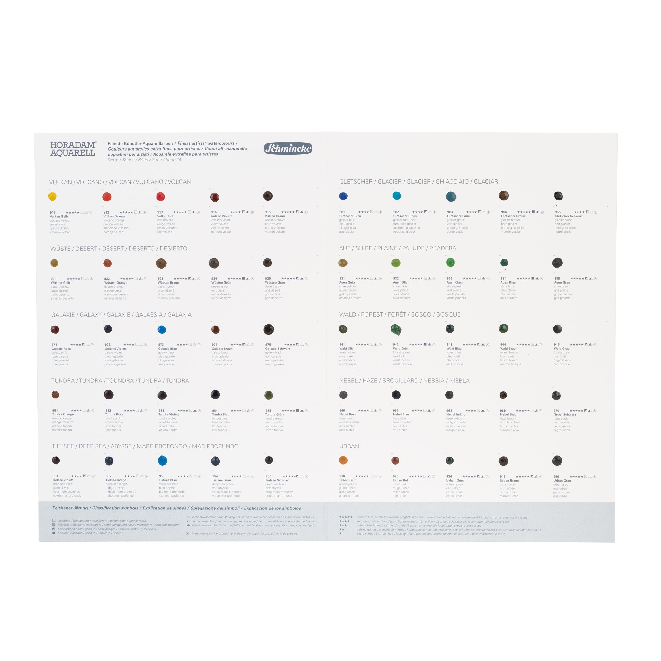 Dot Card 50 Colours Super Granulation