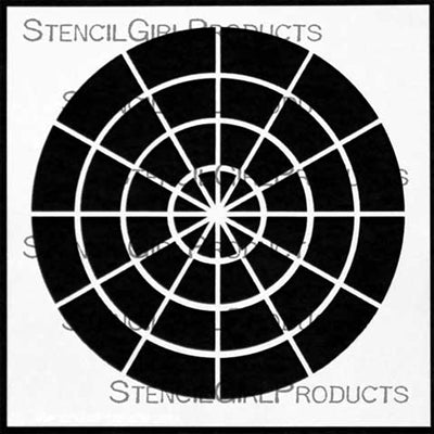 Stencil Girl, Stencil, 15 x 15, Hue Tint Tone Shade Stencil