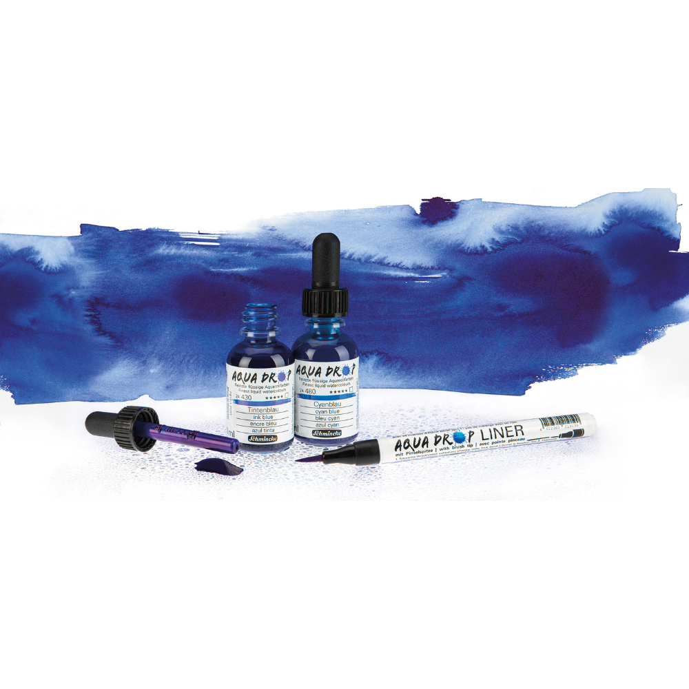 Schmincke Aqua Drop, Flydende akvarelfarver