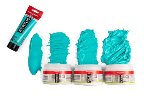Amsterdam Acrylic Gel Medium – Mat, 250 ml