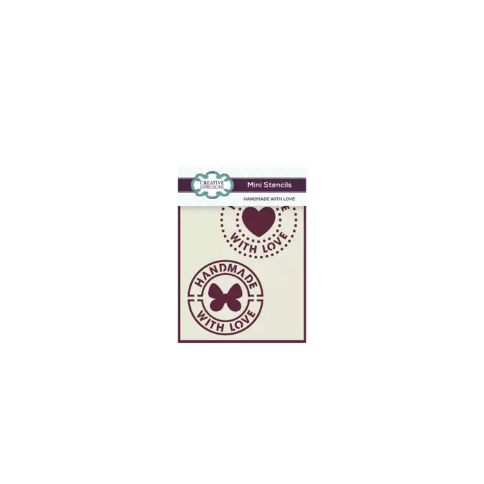 Creative Expressions, Handmade with love, mini stencil