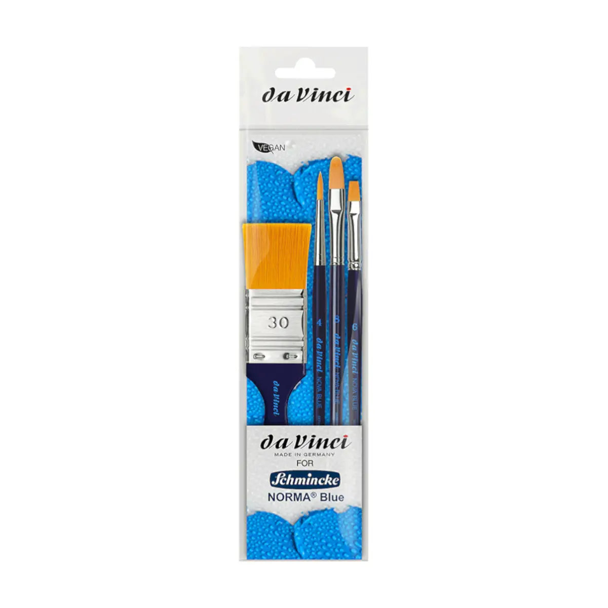 da Vinci, NOVA BLUE, blandet, penselsæt, 4 stk.