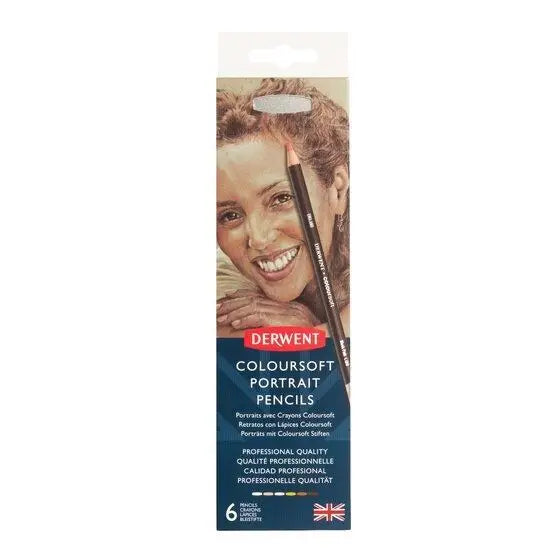 Derwent, Coloursoft Portrait Pencils, 6 stk.