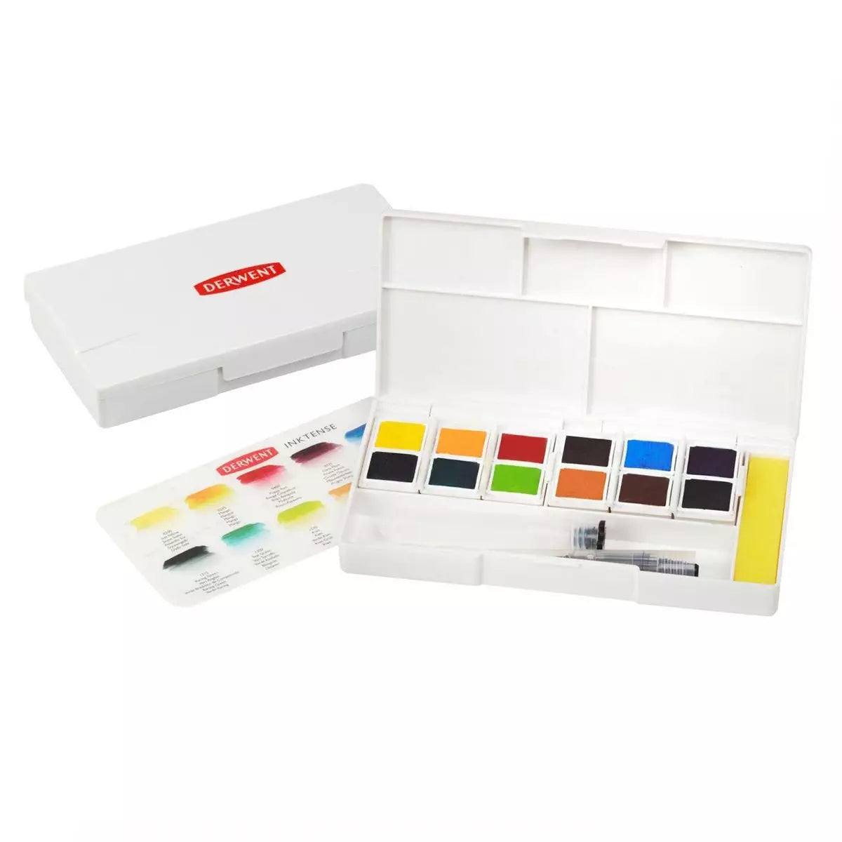 Derwent Inktense Akvarelsæt (12 half pans)