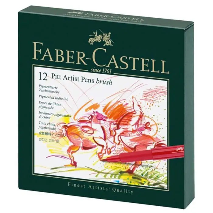 Faber Castell, Brush Pen, Pitt Artist, studio box