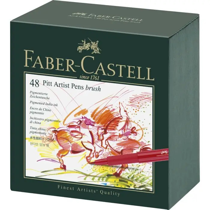 Faber Castell, Brush Pen, Pitt Artist, studio box