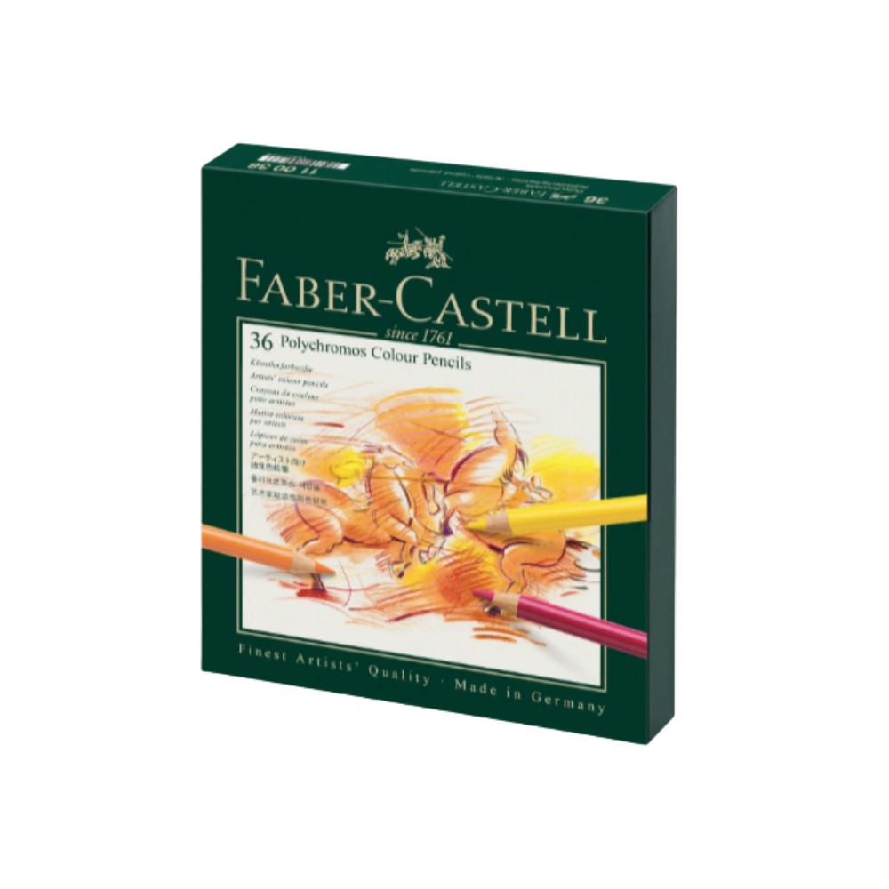 Faber-Castell Polychromos Farveblyanter – Studio Box, 36 stk.