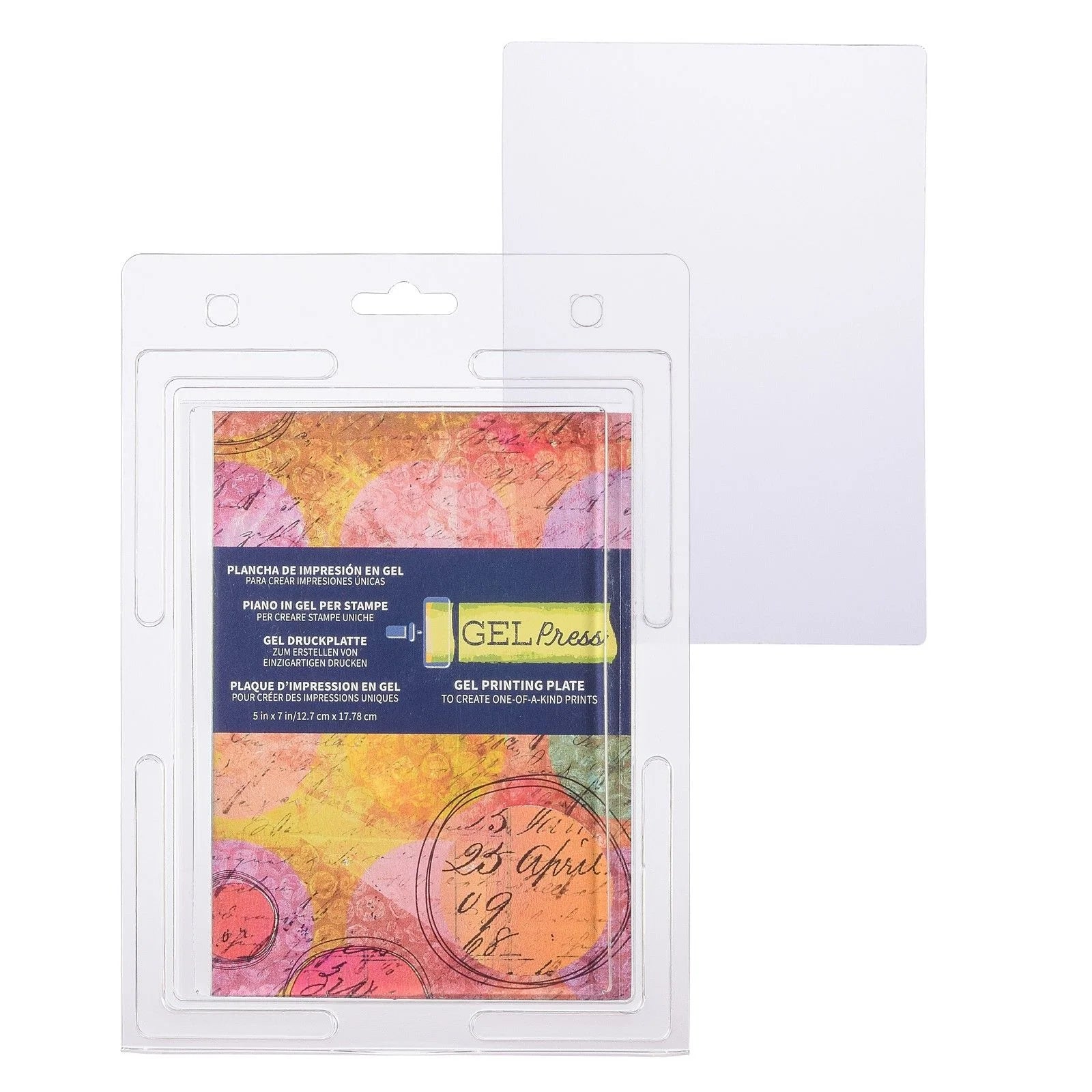 Gel Press plate, 12,7 x 17,78 cm