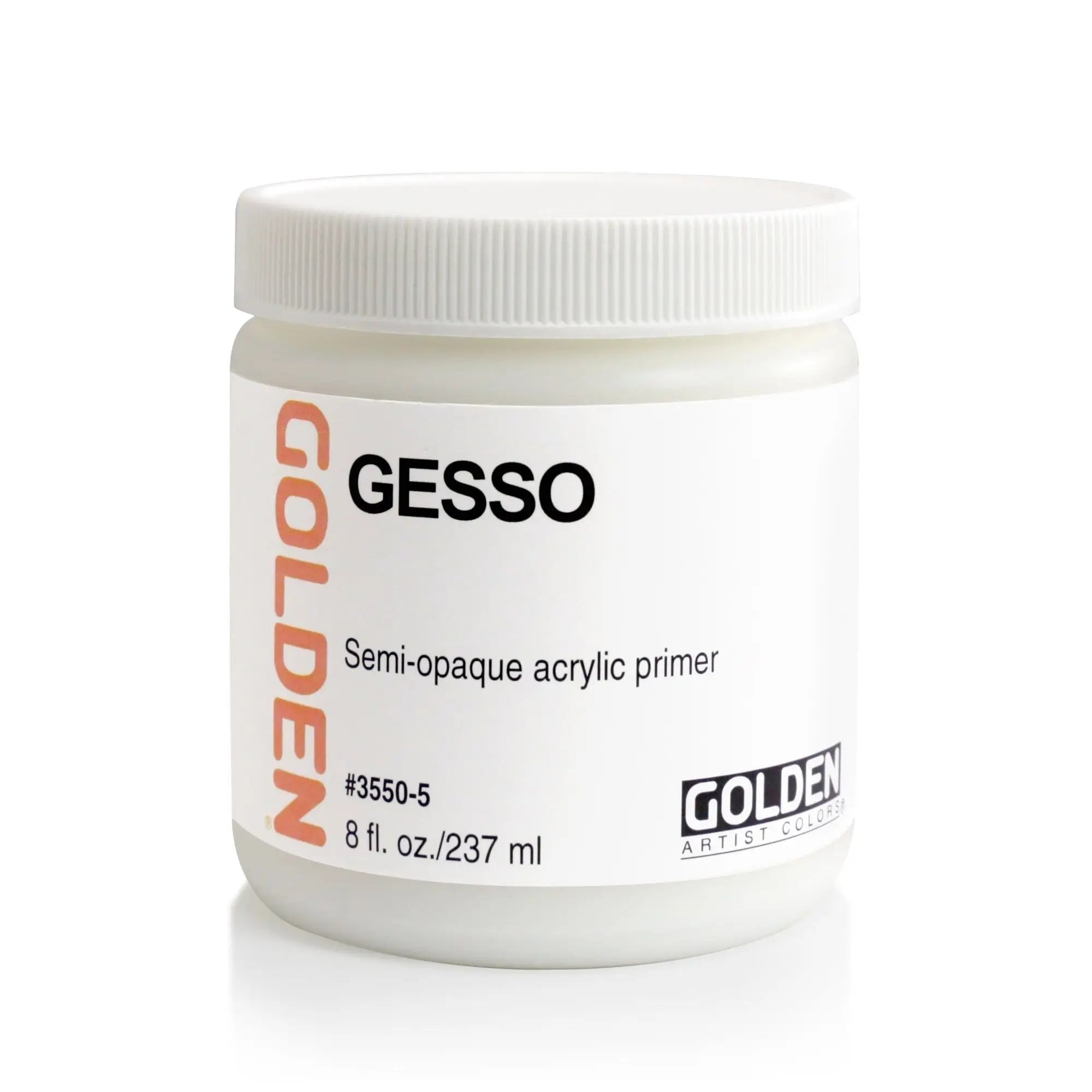 GOLDEN Hvid Gesso 237ml.