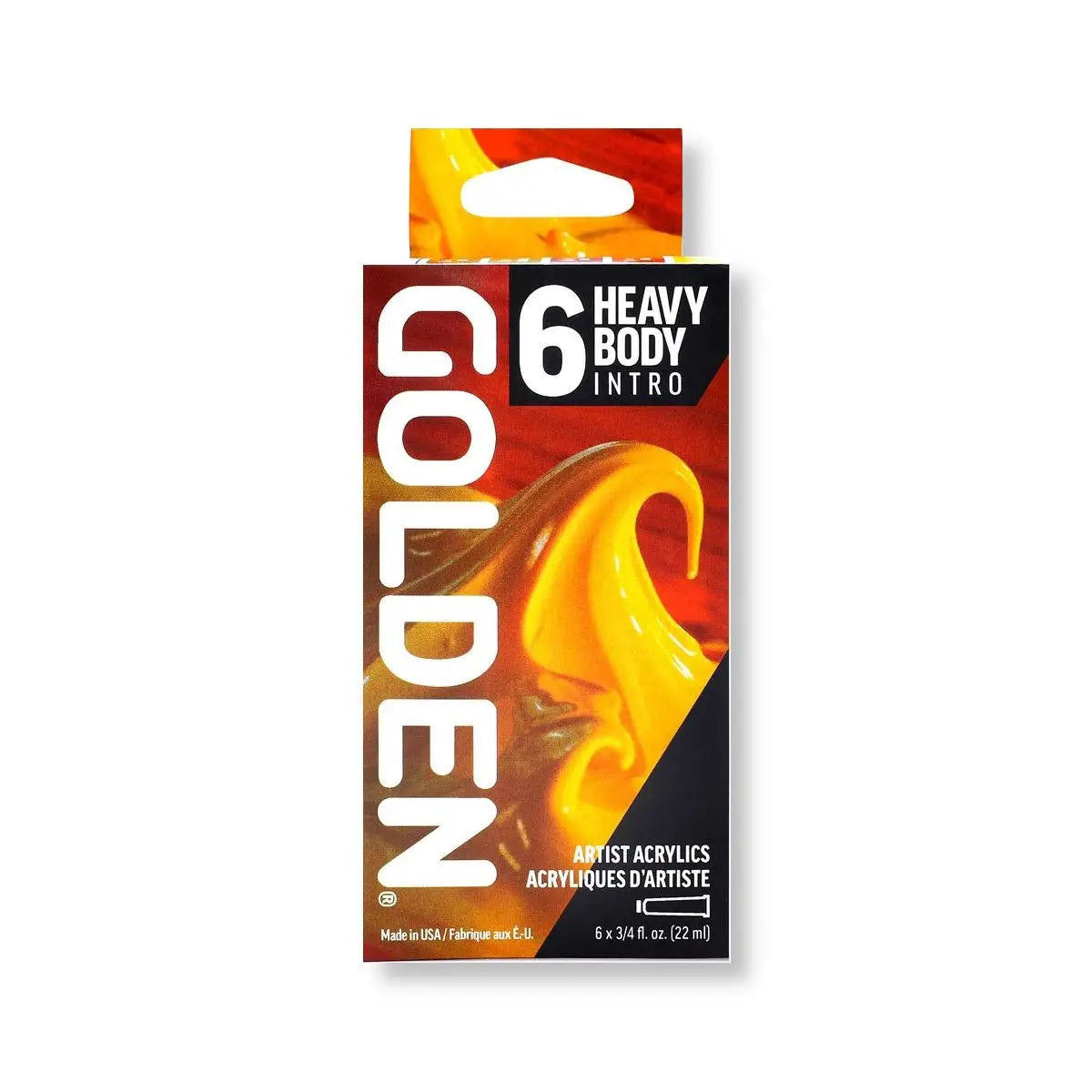 Golden sæt, Heavy Body, Intro sæt, 6 x 22 ml