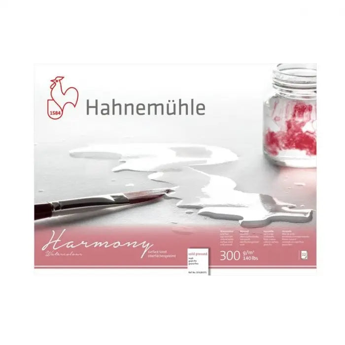 Hahnemühle Harmony Akvarel blok, Cold pressed, 300gr. 12 ark
