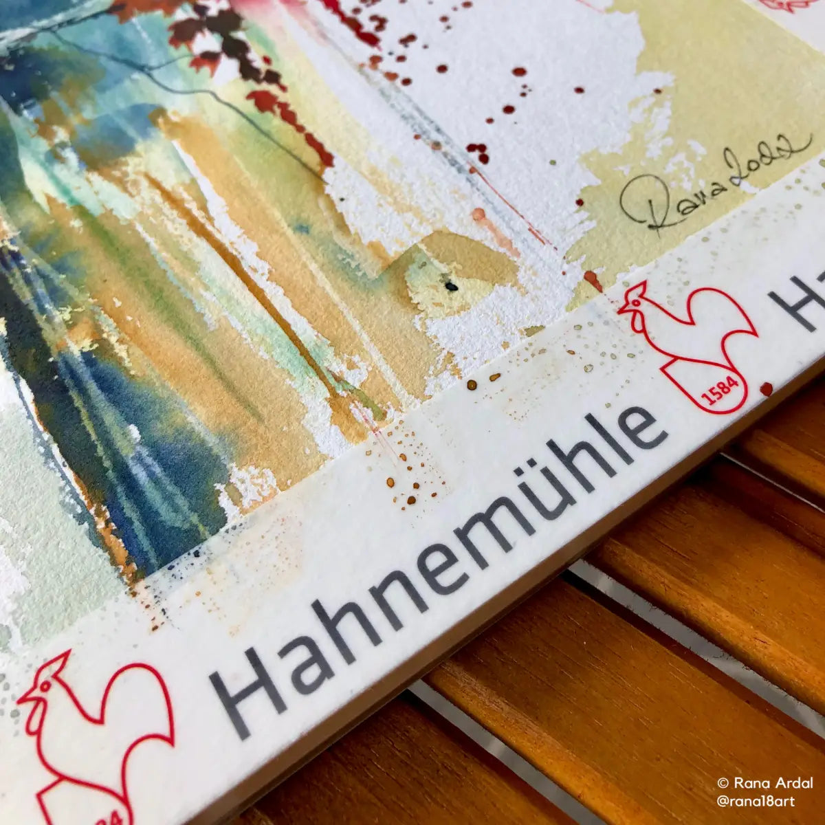 Hahnemühle, washi masking tape, hvid