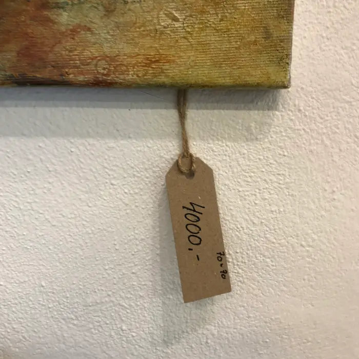 Manilla tag, 20 stk, 3 x 8 cm