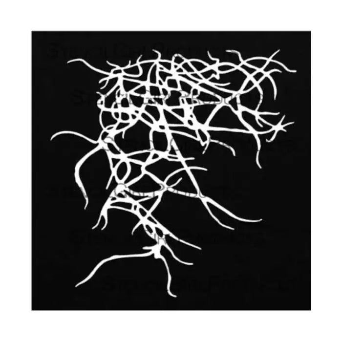 Stencil Girl, Stencil, 15 x 15, Lacy Spanish Moss