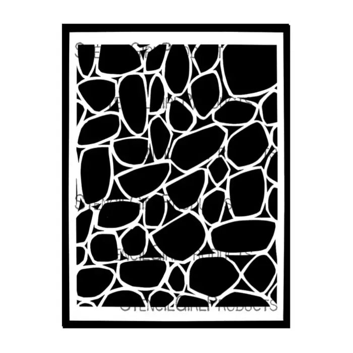 Stencil Girl, Stencil, 22,5 x 30,5, Pebble Path