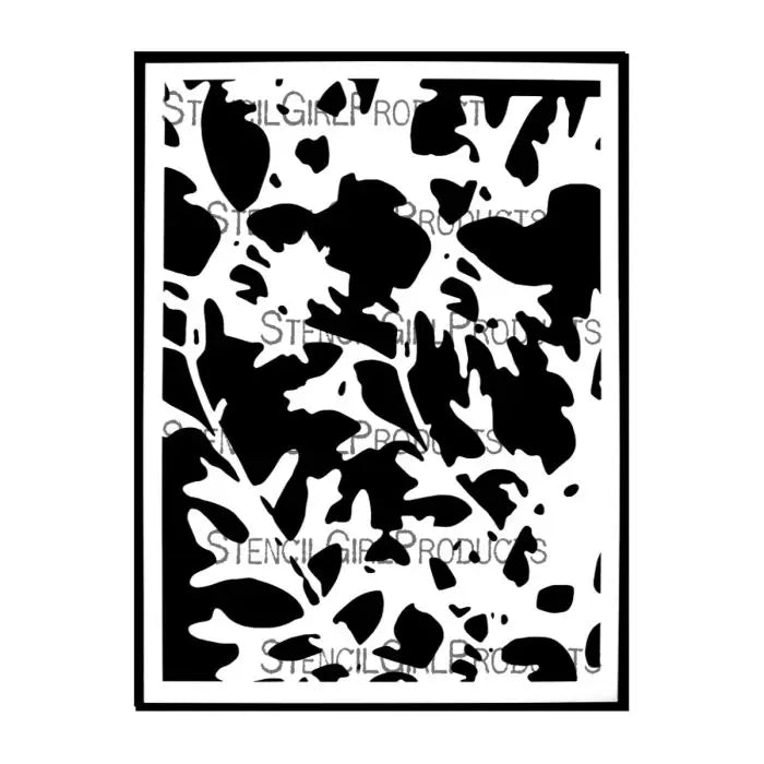 Stencil Girl, Stencil, 22,5 x 30,5, Rooted in Nature Dusty Miller