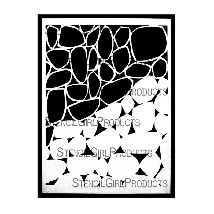 Stencil Girl, Stencil, 22,5 x 30,5, Rooted Rock