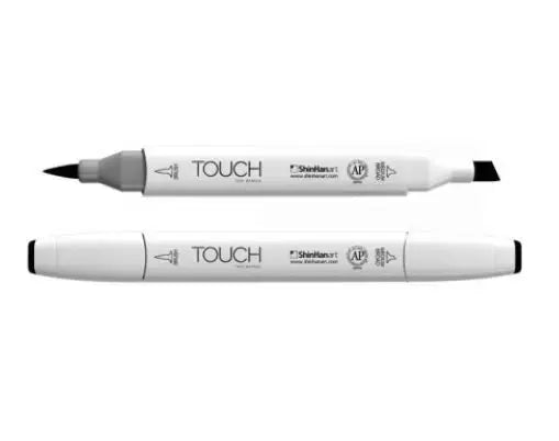 TOUCH Twin marker, Alcohol Ink, fv. 120 black (white-brush)