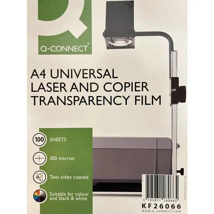 Transparent film til laser printer, A4, 1 ark