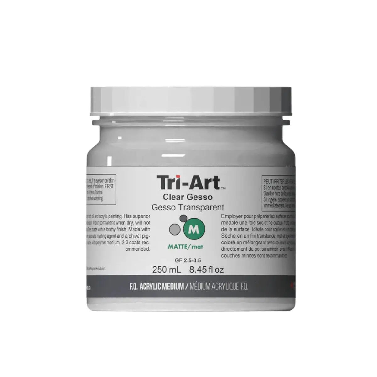 Tri-Art, Gesso, Transparent, 250 ml