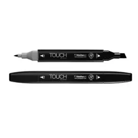 TOUCH Twin marker, Alcohol Ink, fv. 120 black (black-fineliner) - 
