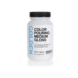 Golden, Color Pouring Medium, Gloss, 473 ml. - 